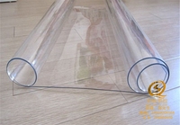 PVC透明胶板 PVC软胶透明板 书桌面垫板 工作台面垫板 餐桌面垫板
