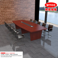 会议桌简约现代简易小型会议桌椅组合会议室桌椅椭圆形会议桌