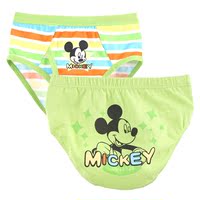 迪士尼正品男宝宝小男孩儿童内裤男纯棉三角裤1-3岁3-5岁两条装