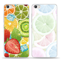 小米4/5/5s plus手机壳软胶日韩国创意个性夏日清凉水果柠檬草莓