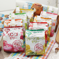 日本零食  星宇100%果汁果冻 可吸果冻水果汁冻 多种口味选择165g