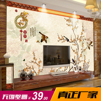 中式墙纸大型电视墙影视墙个性壁纸壁画来图定制客厅沙发背景墙