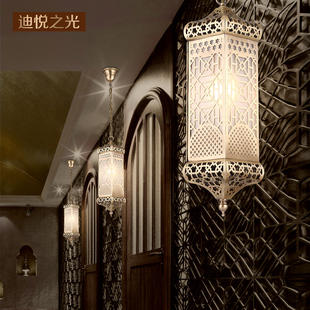 欧式全铜吊灯现代简约客厅灯镂空雕花灯咖啡厅灯饰创意个性餐厅灯