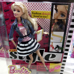 正品Barbie时尚之星BLR55关节体芭比娃娃女孩玩具4款可选推荐人气