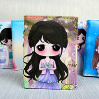 韩版女孩可爱三折短款小钱包小学生超薄折叠卡包儿童迷你零钱包潮