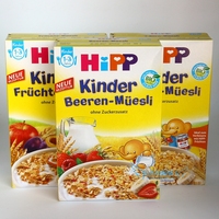 德国 Hipp喜宝  婴儿杂粮麦片 草莓香蕉/七种谷物/水果 买三包邮