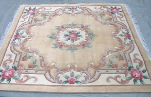 地毯大型羊毛手工编织现代简约中式客厅茶几卧室加厚地毯3米*4米