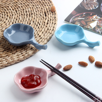 日式创意餐具小碟子陶瓷家用调料碟调味碟酱醋蘸料碟子筷子架筷托