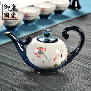 窑变陶瓷茶壶单壶功夫泡茶器过滤纯手工陶瓷沏茶小茶壶家用茶具