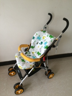 婴儿车棉垫儿童手推车坐垫伞车BB车餐椅隔尿垫童车靠垫通用款