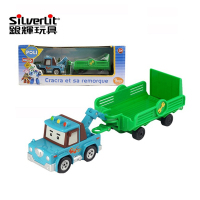 银辉Silverlit poli合金车儿童玩具 83100 珀利拖车不能变形