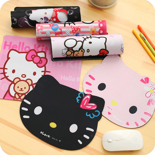 韩版hellokitty游戏个性卡通鼠标垫可爱卡通护腕垫小号创意垫子