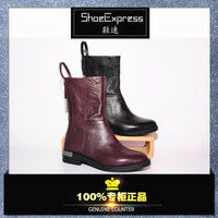专柜正品代购tigrisso蹀愫2015新秋季靴子低跟矮靴蝶素T55728-55