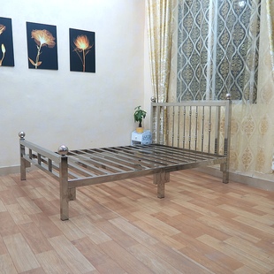 不锈钢床 特价床 公寓出租房 双人床1.8米 1.5米1.2米床架/可定制