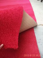 大红色弯头纱地毯防火地毯舞台满铺加厚弯头纱地毯房间满铺铺地毯