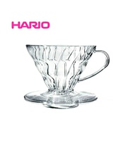 HARIO 日本原装进口V60 手冲咖啡滤杯锥型 单孔耐高温树脂 2-4人