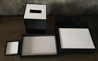 树脂材质，托盘，皂碟，纸巾盒，长盘，物品盒