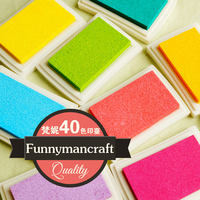 【后20色】梵妮印台 橡皮章DIY印片染卡彩色印泥 40色 全套包邮