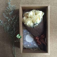 生日礼物女生闺蜜浪漫创意香皂玫瑰花束礼品盒送女友老婆diy惊喜