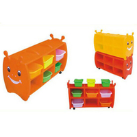 早教幼儿园亲子园儿童塑料玩具柜收纳柜储物架整理柜玩具整理柜