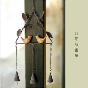 热销zakka杂货日式金属许愿风铃挂饰创意家居窗口墙面装饰工艺品