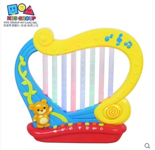 高盛魔法竖琴婴幼儿童玩具早教益智音乐电子琴乐器故事手敲琴
