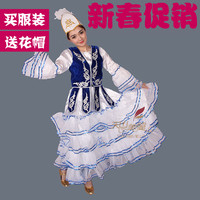 新疆民族舞蹈服装 成人女演出练功服连衣裙 现代常规练习考级表
