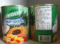 奥帝 糖水热带杂果罐头 850g 泰国原装进口杂果，地扪杂果