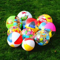 天天特价儿童沙滩球水上充气玩具球海滩球水球海洋球游泳池玩具球