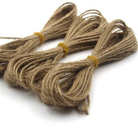 2mm黄麻线细麻绳 diy绳编织手工文档袋 布艺吊牌绳子 装饰材料绳