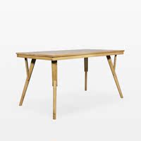 北欧宜家纯实木餐桌椅组合白橡木餐桌创意简约实木长餐桌