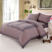 高档老粗布四件套纯棉被套加厚床单4件套1.5/1.8米全棉床上用品