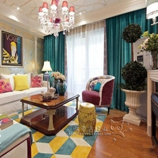 简约欧式现代格子地毯客厅茶几沙发卧室床边手工腈纶地毯满铺定制