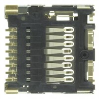 DM3C-SF HRS正品microSD卡座 1.83mm高8位翻盖卡座