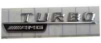 奔驰CLA260改装CLA45字标TURBO叶子板标AMG车标侧标ping车身贴标