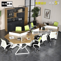 办公家具6人职员办公桌 现代时尚办公家具 8人屏风工作组合桌椅