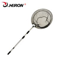 heron正品 1.7米铝合金抄网可定位 钓鱼抄网垂钓鱼网渔具