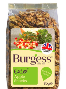 英国Burgess布格斯天然苹果干整包80g兔仓鼠零食