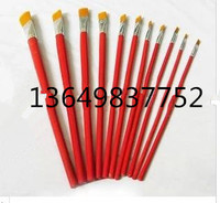 新品限量特价1-12号上海油画笔红杆水粉笔尼龙毛画笔勾线笔学生笔