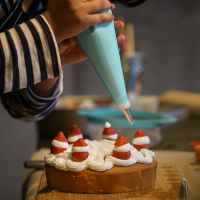 硅胶裱花袋 蛋糕曲奇奶油挤花袋 反复使用 小中超大号DIY烘焙工具