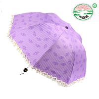 千岛湖迷你创意遮阳伞防紫外线女士黑胶超强防晒折叠伞晴雨两用伞