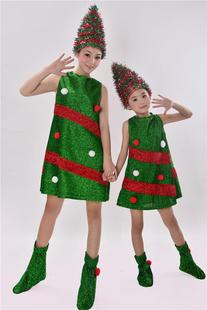新款成人儿童大树小树服造型幼儿园亲子环保时装秀母女表演出服装