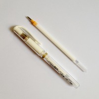 白色签字笔丨黑纸上专用丨绘画笔丨1.0mm粗细丨书写流畅防水防晒