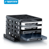 seatay硕力泰SU304 2.5英寸硬盘支架2.5转3.5“固态扩展内置全铝