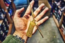 【D.F.C.P】supreme 纯铜钥匙扣 经典 supreme钥匙扣 logo 吊牌