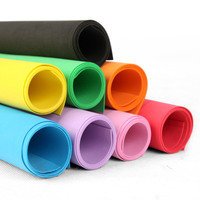 海绵纸厚1MM彩色橡塑纸泡沫纸幼儿园diy手工纸环境布置材料 制作