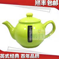 顺丰包邮英国Price&Kensington小茶壶(450m)绿色茶具红茶茶艺陶瓷