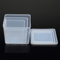 正方形零件盒塑料盒配件盒工具盒元件盒收纳盒包装有带盖无盖批发