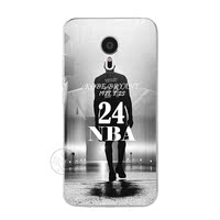 魅族mx5/mx6手机软壳超薄全包硅胶保护套NBA篮球科比退役男女款