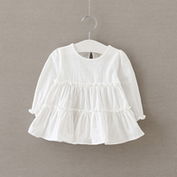 女童衬衫秋装2016新款1-2-3岁4儿童女宝宝衬衣百搭纯棉长袖打底衫
